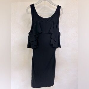 NWOT Vintage Y2K Bebe little black dress-XXS